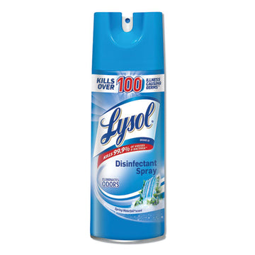 LYSOL® Brand Disinfectant Spray, Spring Waterfall, Liquid, 12.5 Oz Aerosol Spray, 12-carton freeshipping - TVN Wholesale